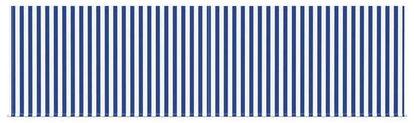 Stahovací markýza Modrá a bílá 400 × 300 cm Polyester a hliník 3330853
