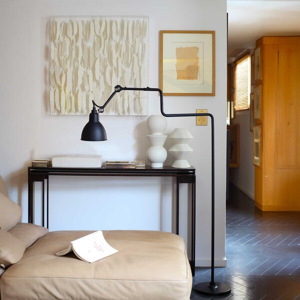 DCW éditions Lampe Gras N°411 E14 stojací svítidlo KuželČerná