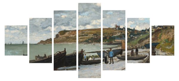 Obraz - Claude Monet, Sainte Adresse, reprodukce (210x100 cm)
