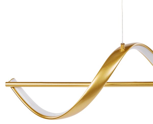 LED závěsná lampa KHUTTI Kov Zlatá
