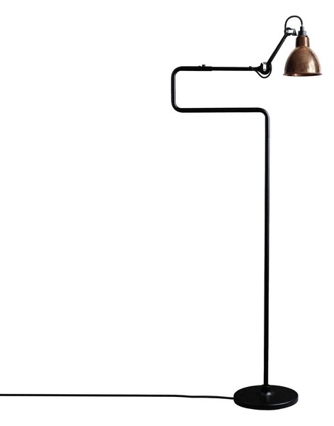 DCW éditions Lampe Gras N°411 E14 stojací svítidlo OválSurová měď