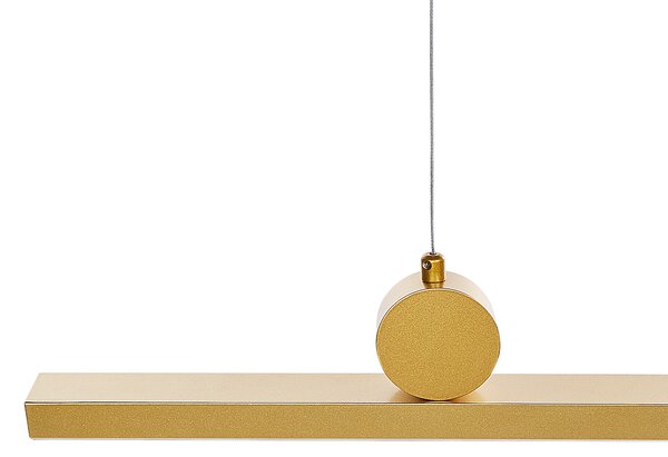 LED závěsná lampa ALWAND Kov Zlatá