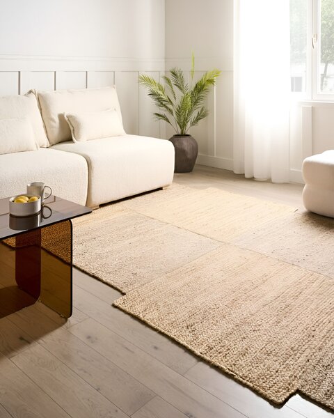 Koberec SANGLI Béžová 200 x 300 cm Juta