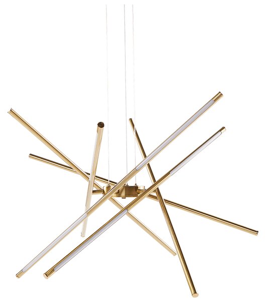 LED závěsná lampa PALUN se stmívačem Kov Zlatá