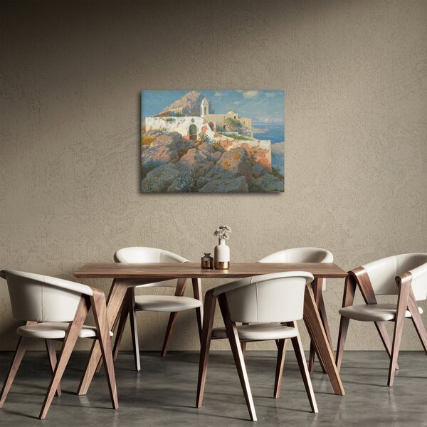 Obraz - William Stanley Haseltine, Santa Maria a Cetrella, Anacapri, reprodukce (70x50 cm)