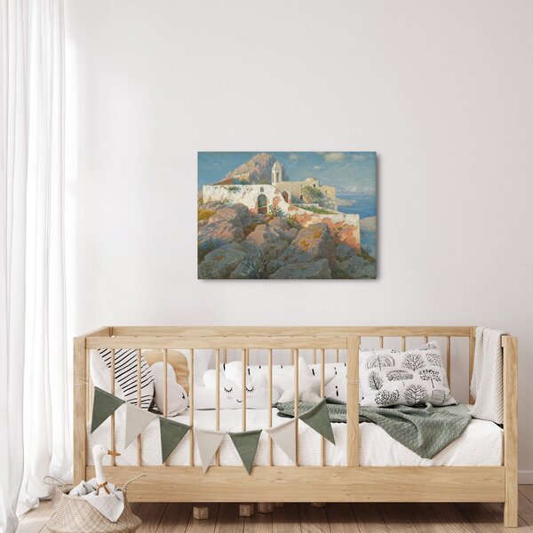 Obraz - William Stanley Haseltine, Santa Maria a Cetrella, Anacapri, reprodukce (70x50 cm)
