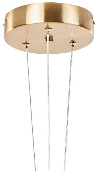 LED závěsná lampa PALUN se stmívačem Kov Zlatá