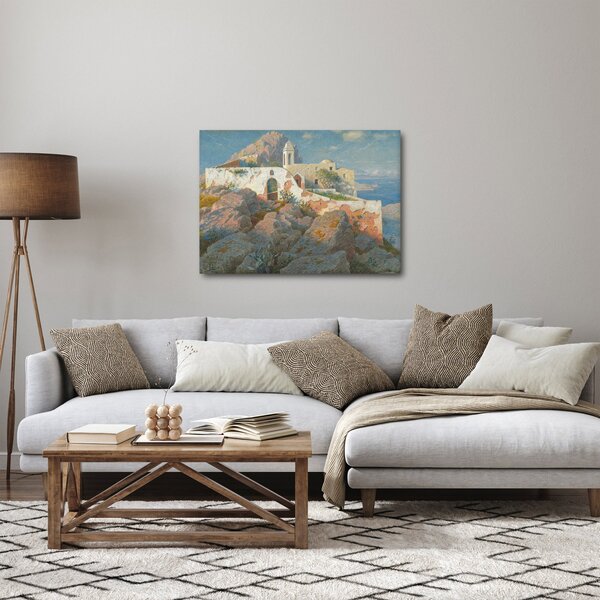 Obraz - William Stanley Haseltine, Santa Maria a Cetrella, Anacapri, reprodukce (70x50 cm)