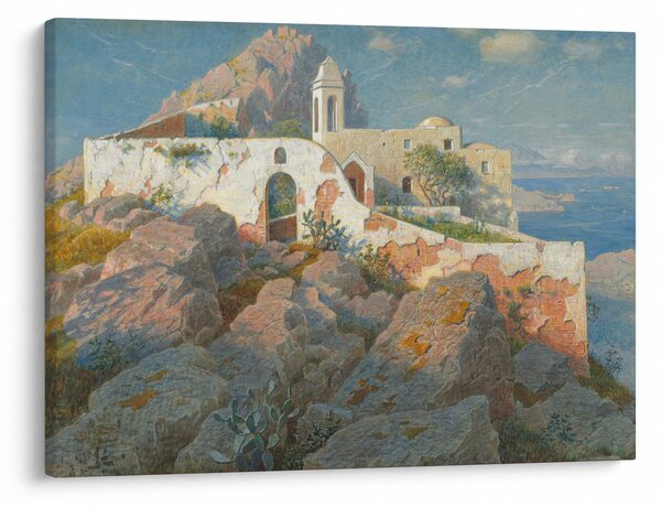 Obraz - William Stanley Haseltine, Santa Maria a Cetrella, Anacapri, reprodukce (70x50 cm)