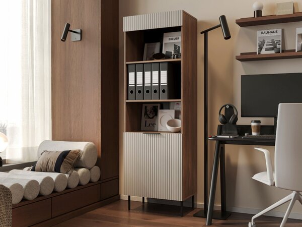 Regál Seretio SR03, Barva: ořech warmia / kašmír 5903211415166