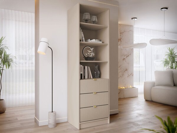 Regál Razimo 3SZ, Barva dřeva: černý molet 5903211417924