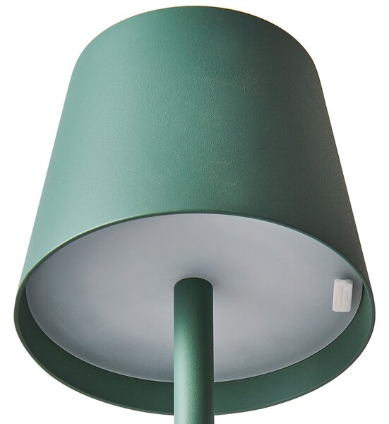 Bezdrátová LED stojací lampa GAVARRESA se stmívačem Kov Zelená
