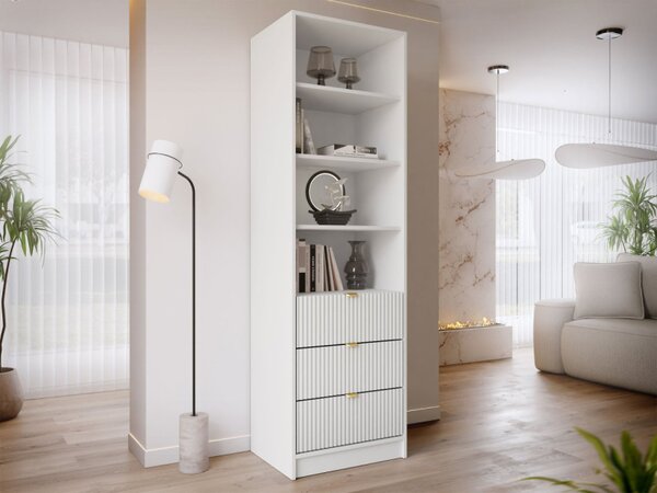 Regál Razimo 3SZ, Barva dřeva: černý molet 5903211417924