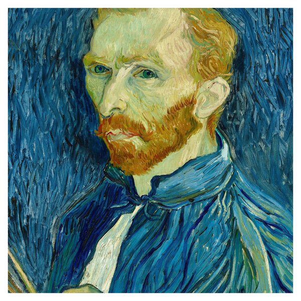Obraz - Vincent van Gogh, Self-Portrait, reprodukce (30x30 cm)