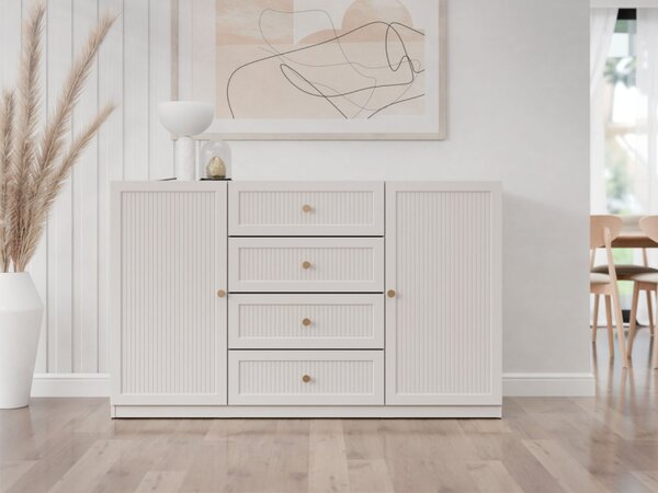 Komoda Keriste 2D4SZ, Barva dřeva: kašmír 5903211436246