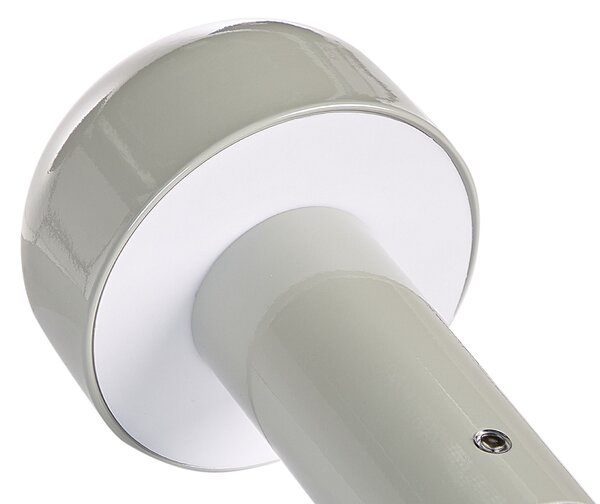 LED bezdrátová stolní lampa BESOS se stmívačem Kov Šedá