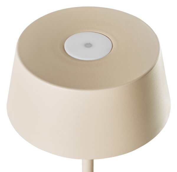 LED bezdrátová stolní lampa GUDER se stmívačem Kov Béžová