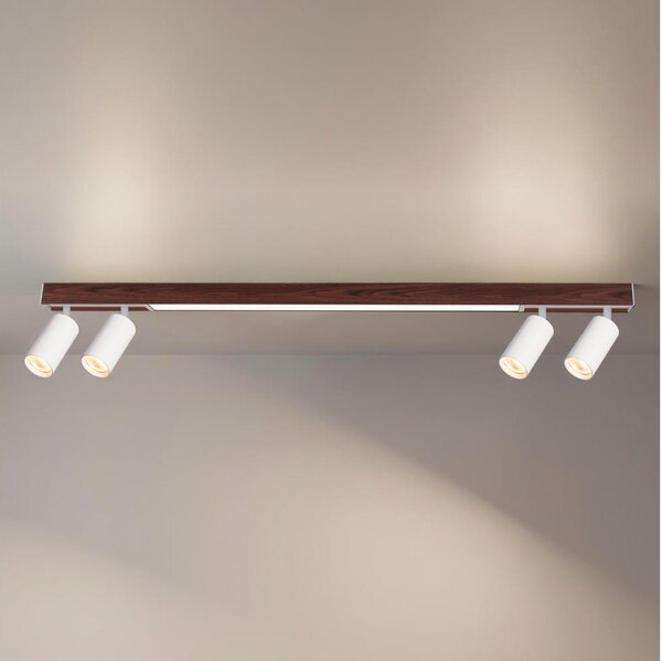 Brilagi - LED Bodové svítidlo SELE 4xGU10/30W/230V + LED/25W bílá/dekor dubu