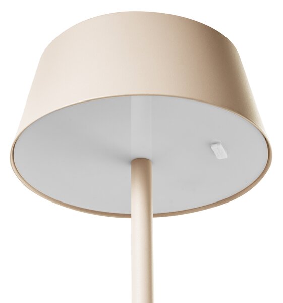 LED bezdrátová stolní lampa GUDER se stmívačem Kov Béžová