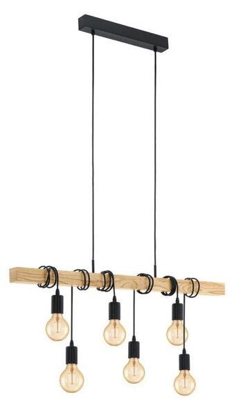 Eglo 78937 - Lustr na lanku TOWNSHEND 6xE27/60W/230V