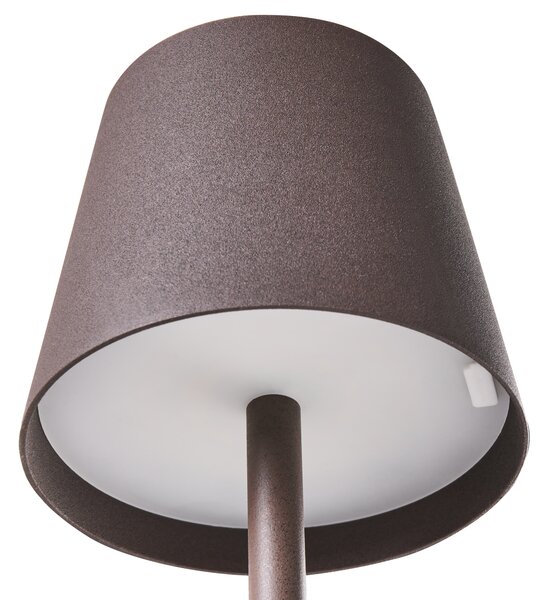 LED bezdrátová stolní lampa BACEIRO se stmívačem Kov Hnědá