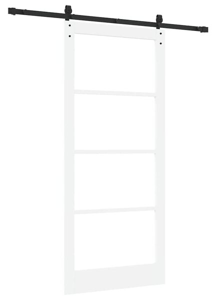 Posuvné dveře ORKDAL Bílá a černá 93 x 211 cm 3331842