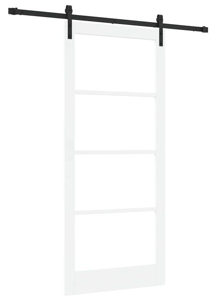 Posuvné dveře ORKDAL Bílá a černá 93 x 211 cm 3331842
