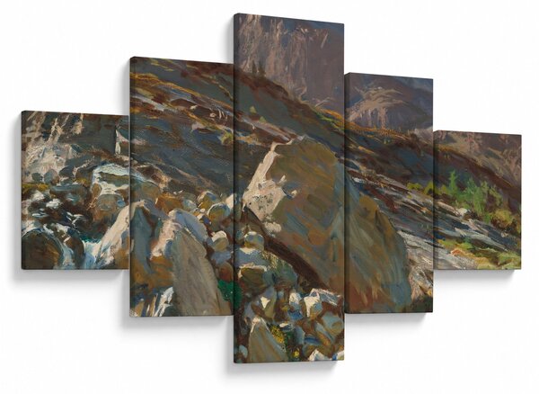 Obraz - John Singer Sargent, Simplon Pass, reprodukce (125x70 cm)