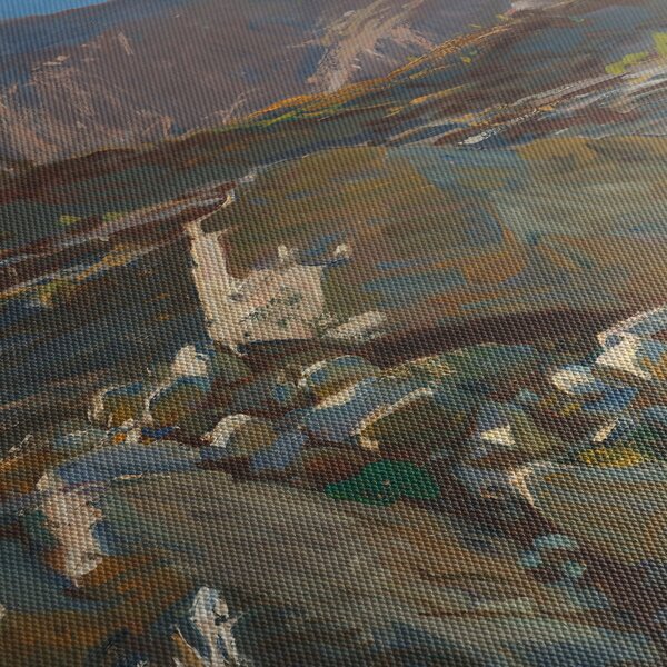 Obraz - John Singer Sargent, Simplon Pass, reprodukce (s hodinami) (90x30 cm)