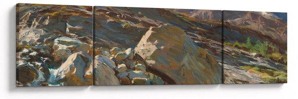 Obraz - John Singer Sargent, Simplon Pass, reprodukce (170x50 cm)