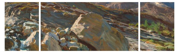 Obraz - John Singer Sargent, Simplon Pass, reprodukce (170x50 cm)