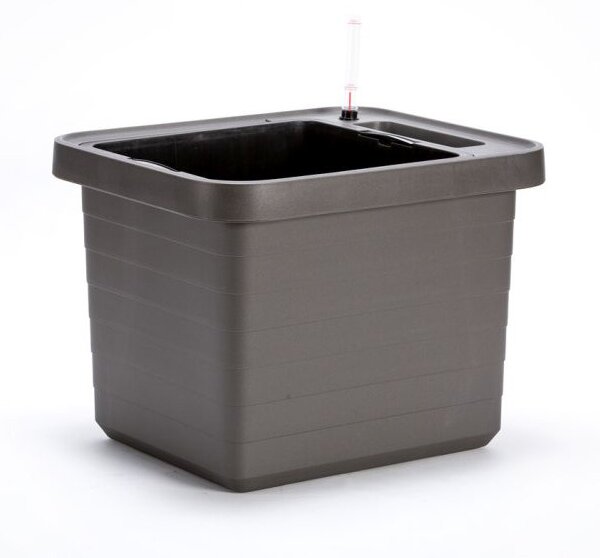 Samozavlažovací velkoobjemový truhlík Berberis UNO antracit 45 cm