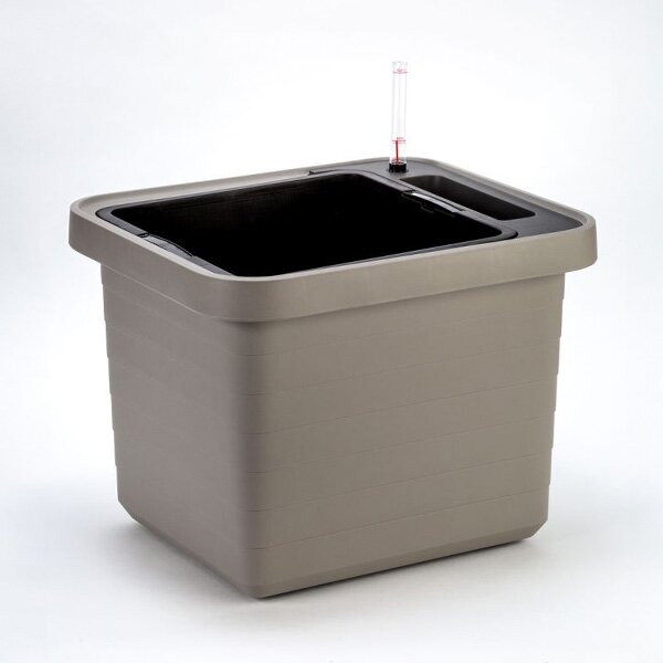 Samozavlažovací velkoobjemový truhlík Berberis UNO taupe 45 cm