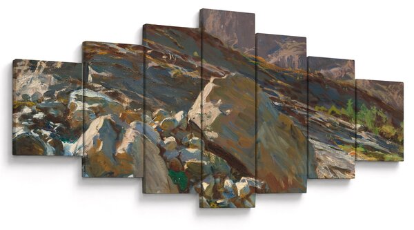 Obraz - John Singer Sargent, Simplon Pass, reprodukce (210x100 cm)