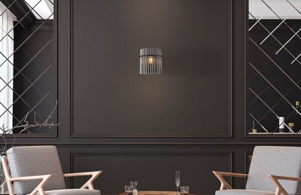 Globo Lighting Gorley nástěnné svítidlo 1x60 W kouřová 15698W
