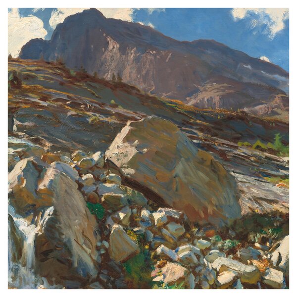 Obraz - John Singer Sargent, Simplon Pass, reprodukce (30x30 cm)