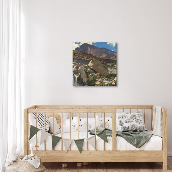 Obraz - John Singer Sargent, Simplon Pass, reprodukce (30x30 cm)