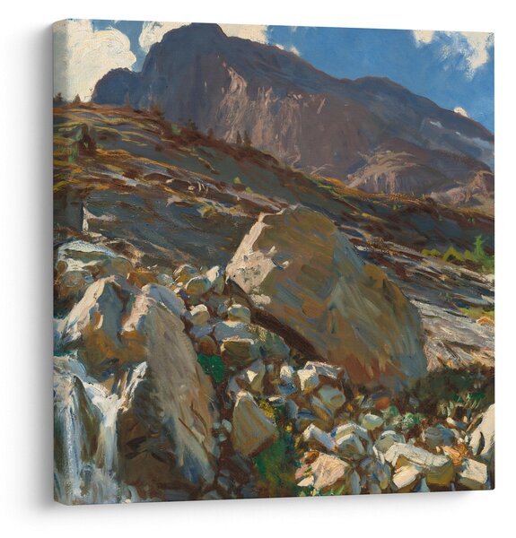 Obraz - John Singer Sargent, Simplon Pass, reprodukce (30x30 cm)