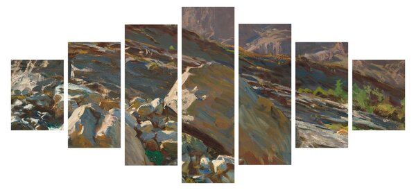 Obraz - John Singer Sargent, Simplon Pass, reprodukce (210x100 cm)