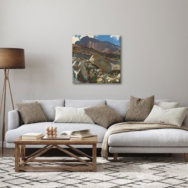 Obraz - John Singer Sargent, Simplon Pass, reprodukce (30x30 cm)