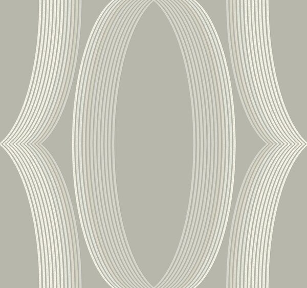 Šedá vliesová tapeta s geometrickým vzorem, EV3983, Candice Olson Casual Elegance, York
