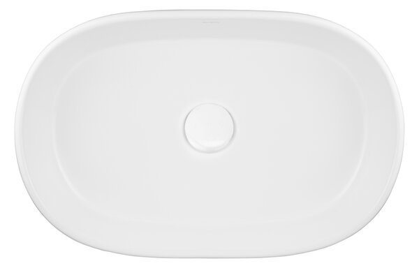 Oltens Lom umyvadlo 55x34 cm oválné na pult bílá 40311000