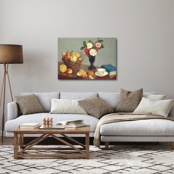 Obraz - Henri Fantin-Latour, Still Life, reprodukce (70x50 cm)