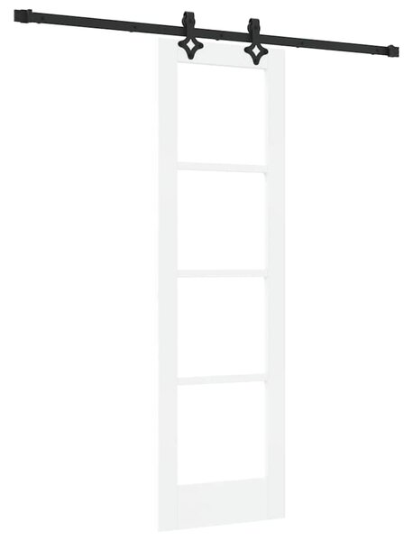 Posuvné dveře ORKDAL 61 x 198,5 cm Masivní borové dřevo a sklo 3332154