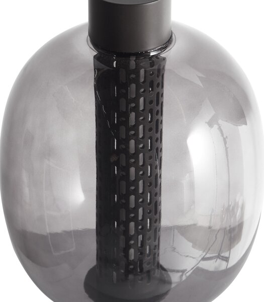 LED bezdrátová stolní lampa PULANGI se stmívačem Kov Černá