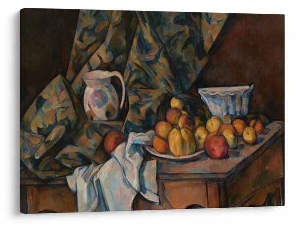 Obraz - Paul Cézanne, Still Life with Apples and Peaches, reprodukce (70x50 cm)