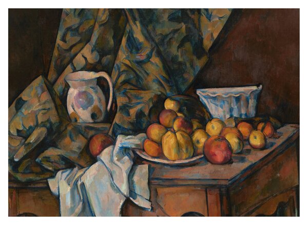 Obraz - Paul Cézanne, Still Life with Apples and Peaches, reprodukce (70x50 cm)