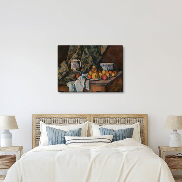Obraz - Paul Cézanne, Still Life with Apples and Peaches, reprodukce (70x50 cm)