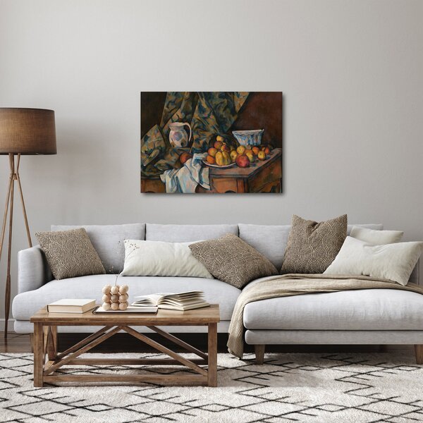 Obraz - Paul Cézanne, Still Life with Apples and Peaches, reprodukce (70x50 cm)