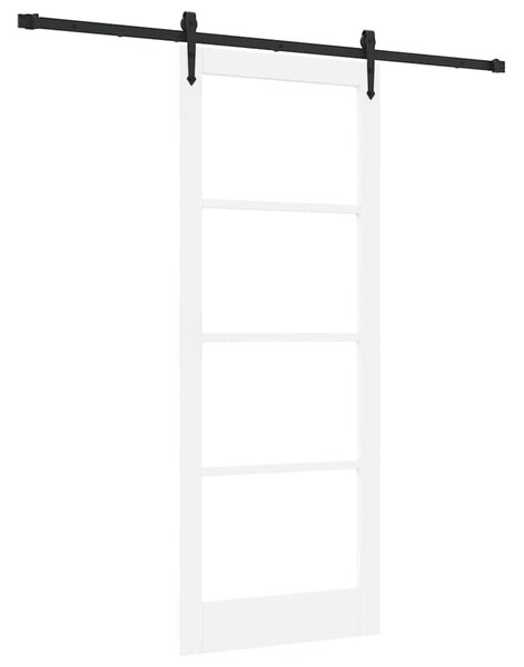 Posuvné dveře 83 x 211 cm Masivní borové dřevo a sklo 3332392